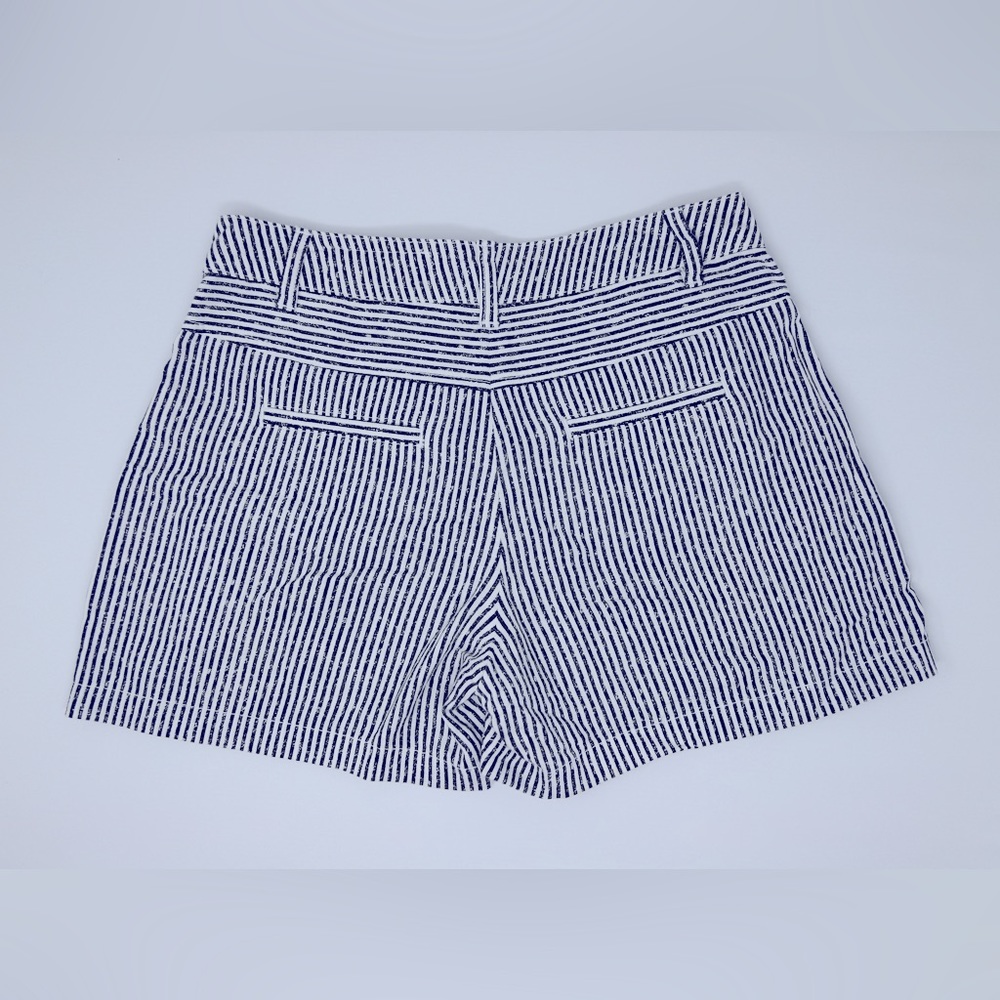 Vince Camuto Nautical Striped High Waisted Shorts size 25 - Picture 3 of 5